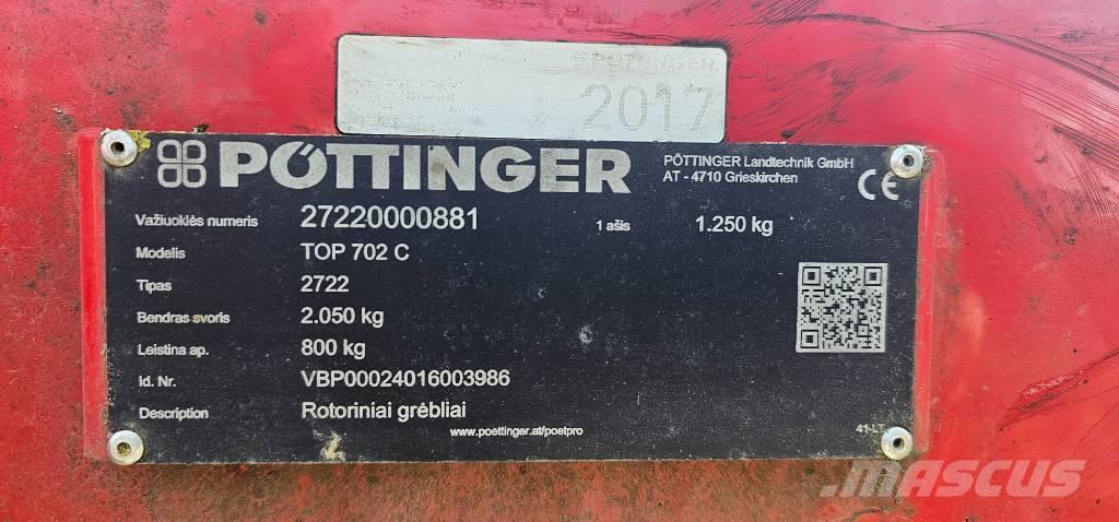 Pöttinger TOP 702C Гребла и сенообръщачки