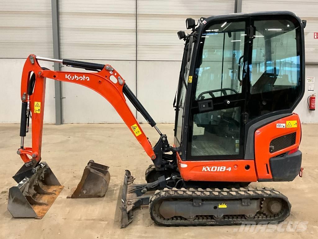 Kubota KX 018-4 Мини екскаватори < 7 т
