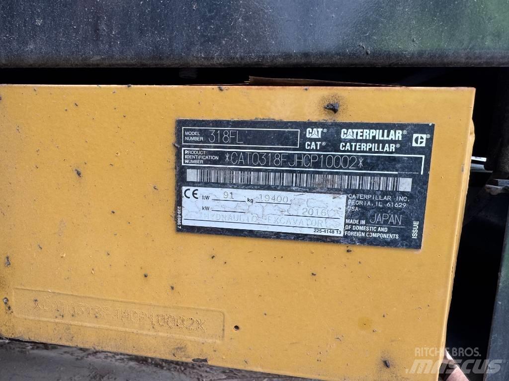 CAT 318 FL Верижен екскаватор