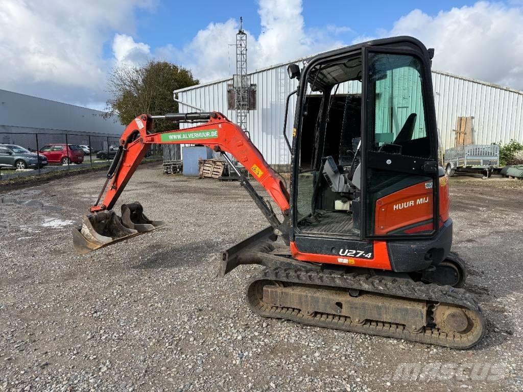Kubota U 27-4 Мини екскаватори < 7 т