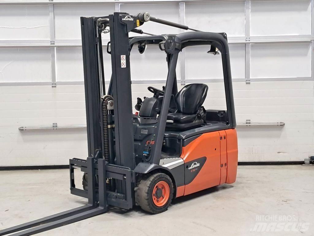 Linde E16-02 Електрически вилични кари-повдигачи
