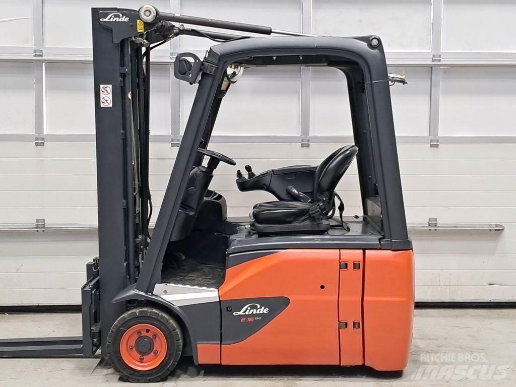 Linde E16-02 Електрически вилични кари-повдигачи