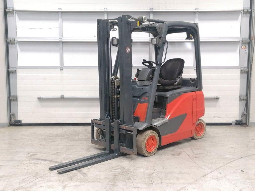 Linde E16PH-02 Електрически вилични кари-повдигачи