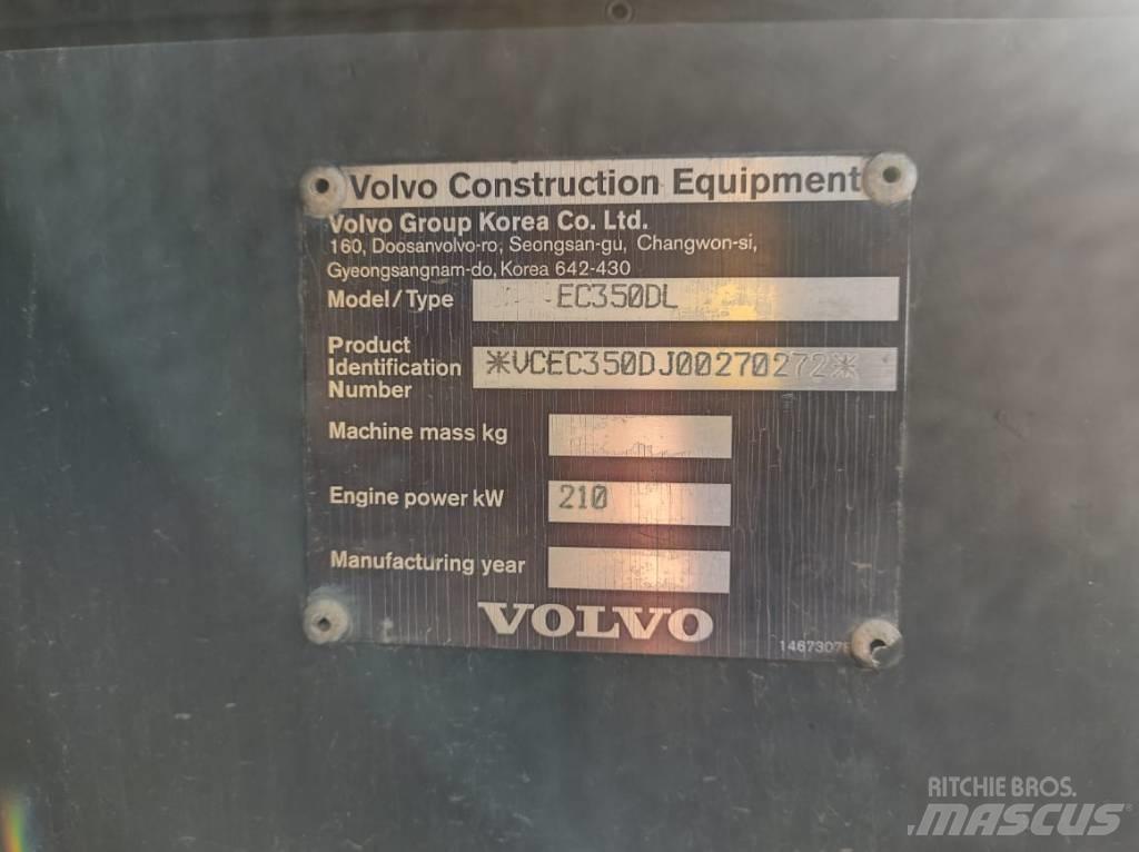 Volvo EC350DL Верижен екскаватор