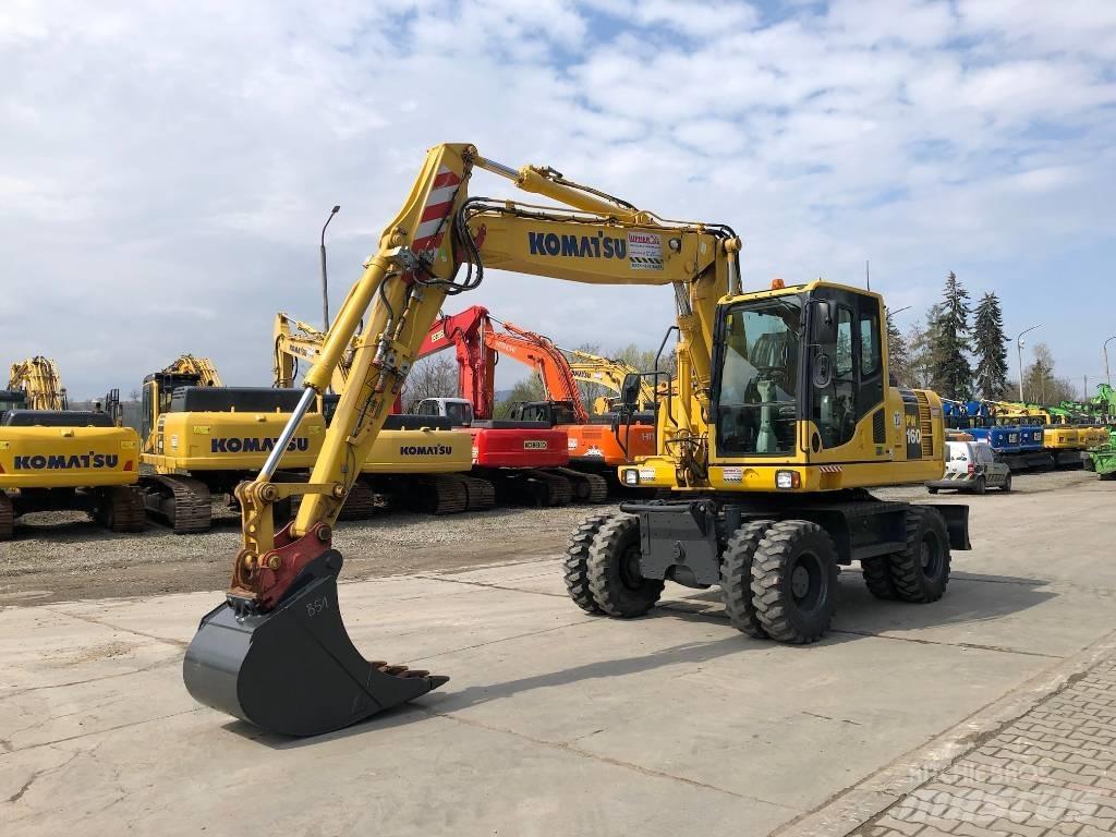 Komatsu PW160-8 Колесни екскаватори