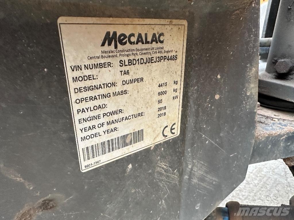 Mecalac TA 6 Странични самосвали