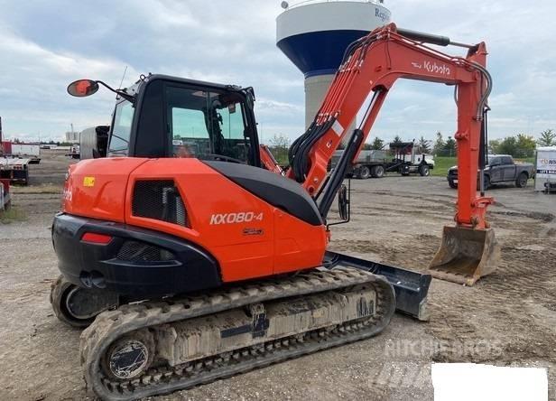 Kubota KX080-4S2 Верижен екскаватор
