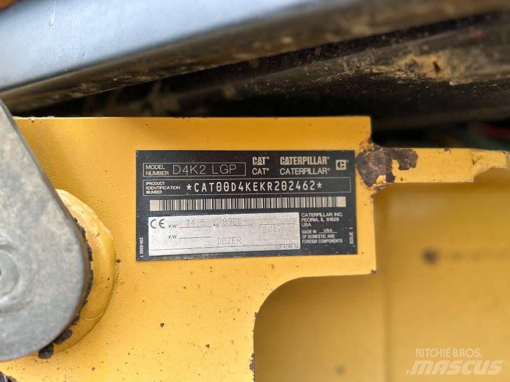 CAT D 4 K 2 LGP Верижни булдозери
