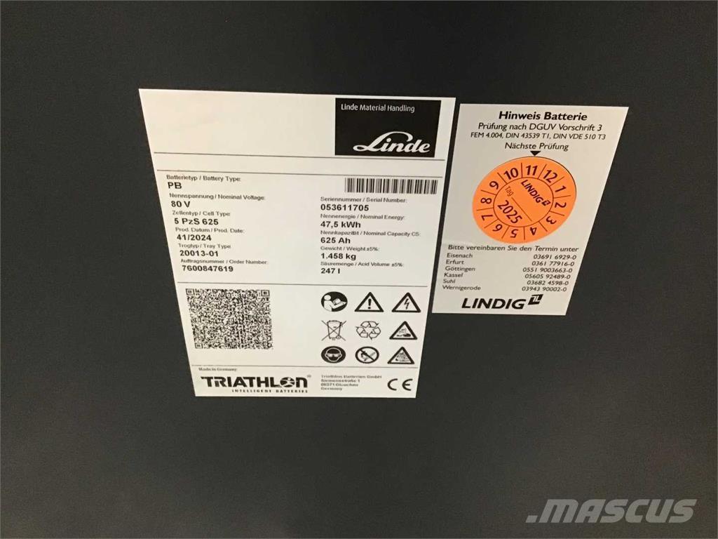 Linde E35L Електрически вилични кари-повдигачи