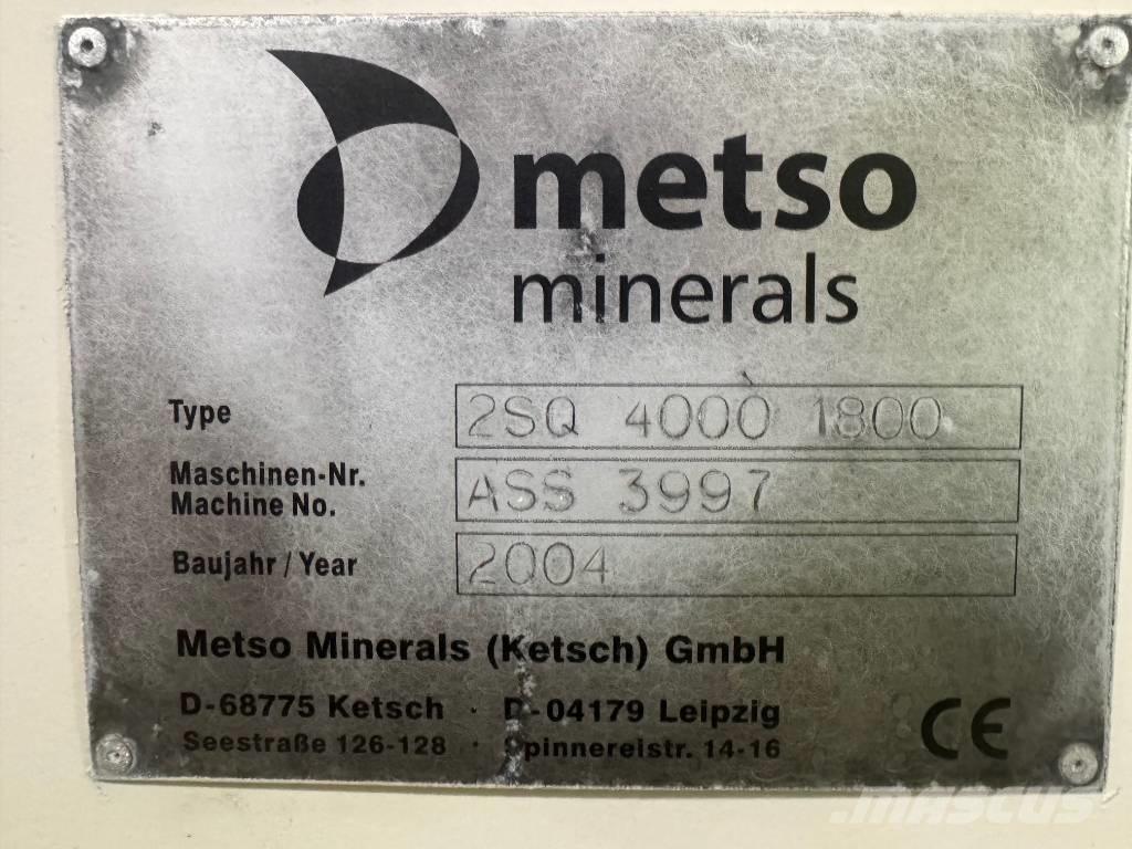 Metso 2SQ 4000 1800 Пресяващи и Сортиращи