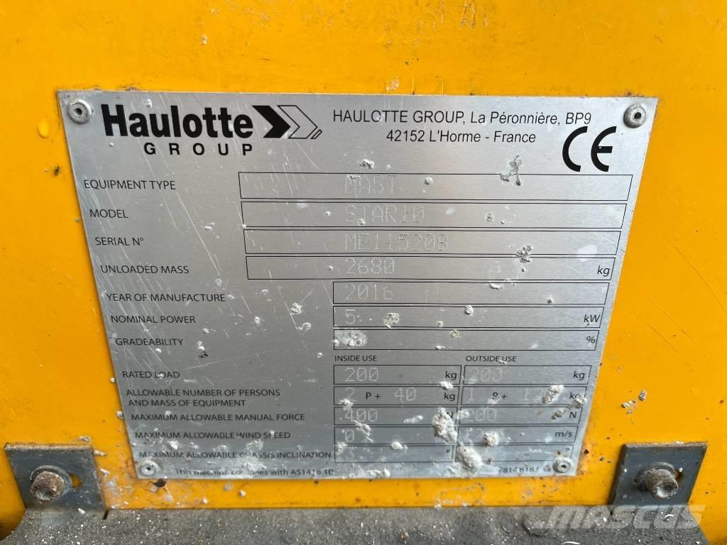 Haulotte Star 10 Вертикални мачтови повдигачи
