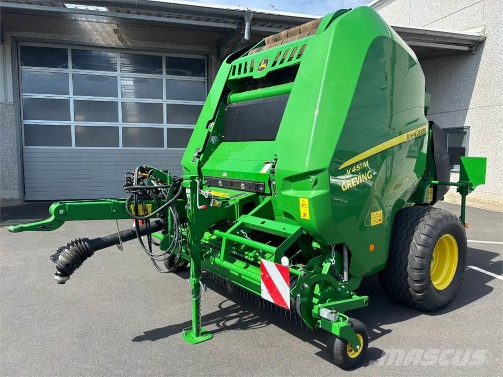 John Deere V451M Сламопреси за кръгли бали
