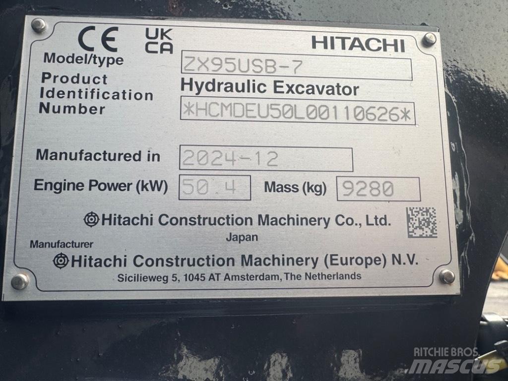 Hitachi ZX 95USB-7 Средни екскаватори 7т - 12т