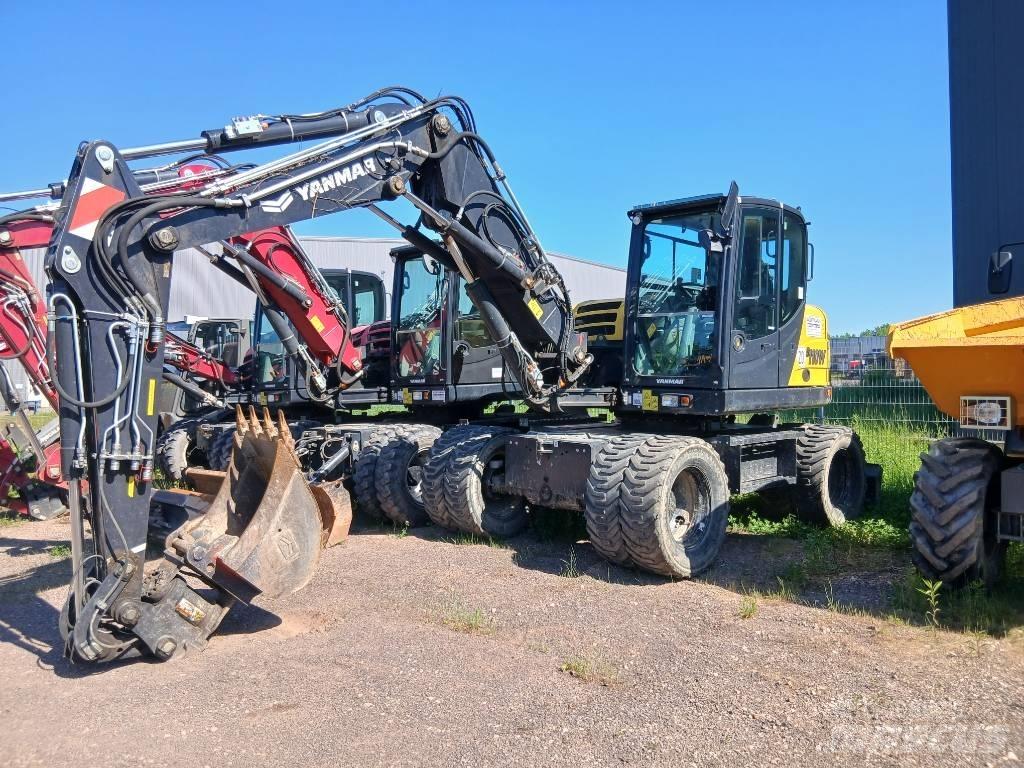 Yanmar B 110 W Колесни екскаватори