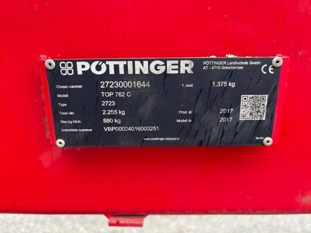 Pöttinger Top 762 C Уиндроуърс/Косачки за сено и др.
