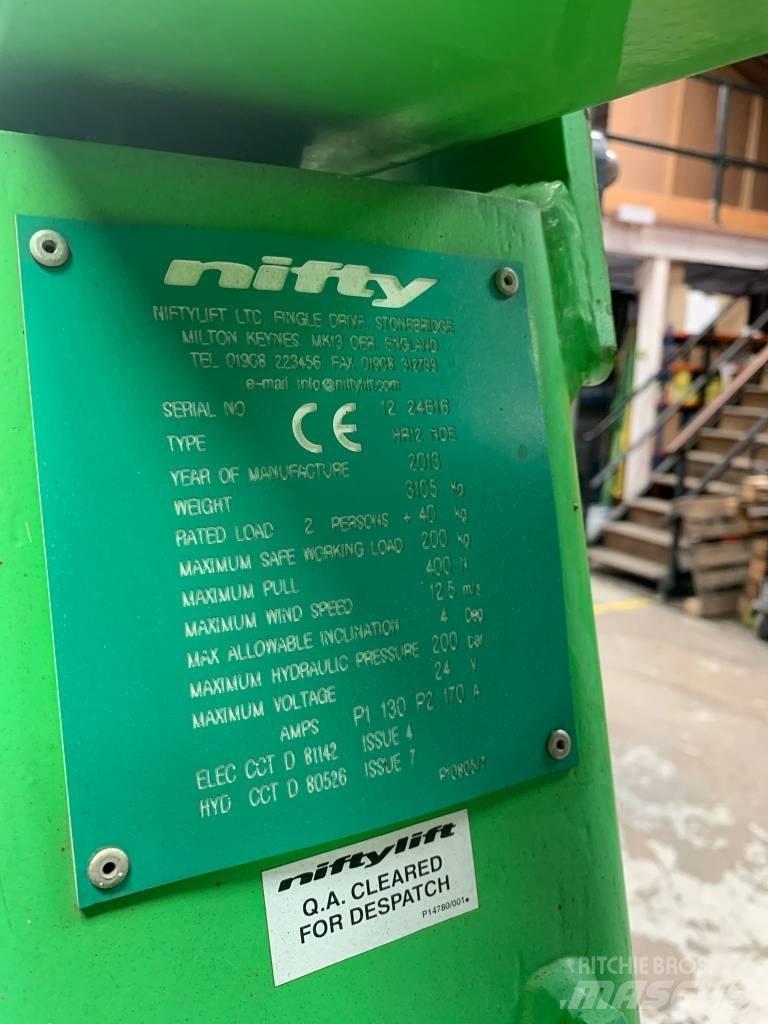 Niftylift HR12NDE Съчленени стрелови подемници