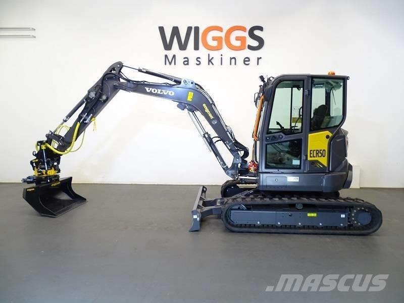 Volvo ECR50F Мини екскаватори < 7 т