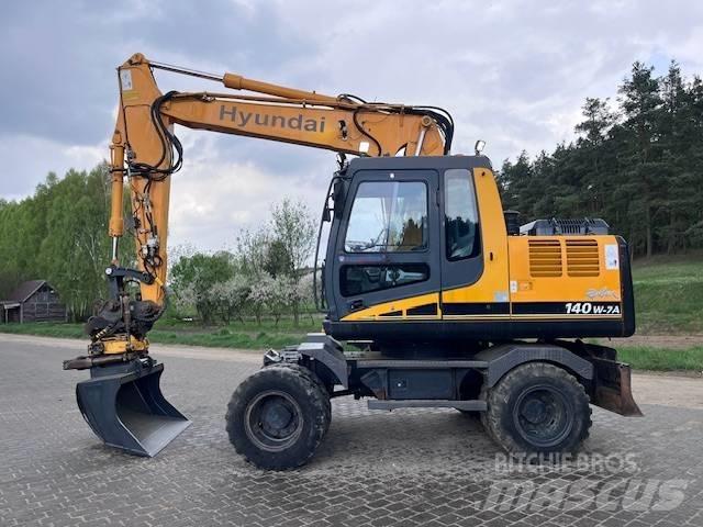 Hyundai Robex 140 W Колесни екскаватори