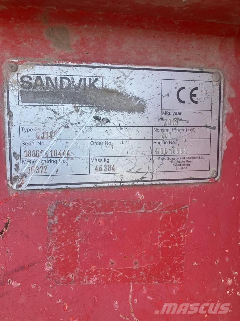 Sandvik QJ 340 Мобилни трошачки
