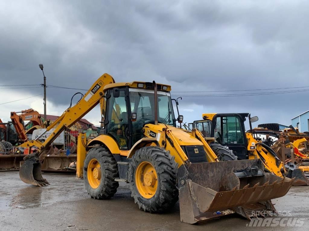 JCB 4 CX Товарач със заден ексватор