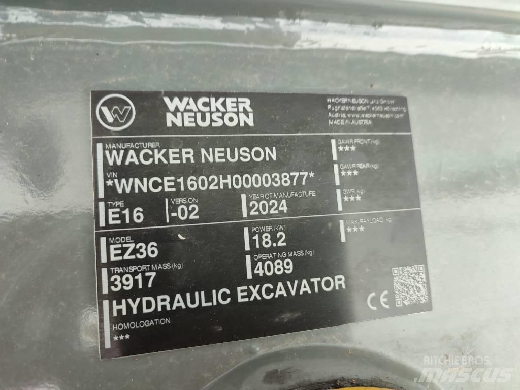 Wacker Neuson EZ 36 Мини екскаватори < 7 т