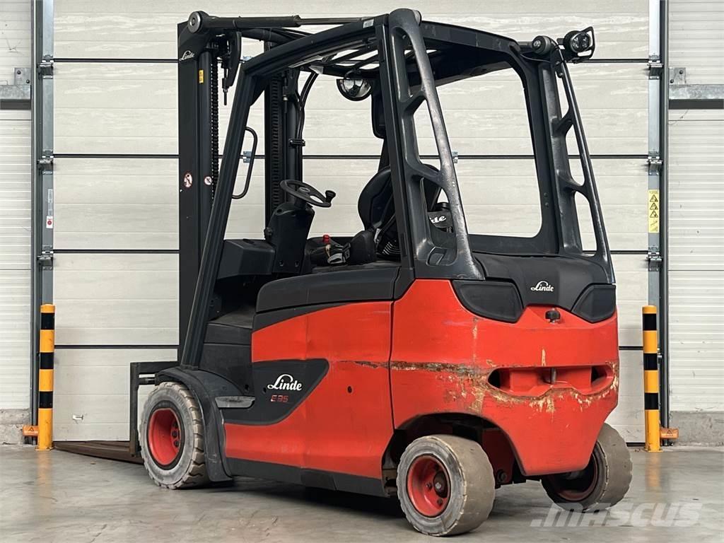 Linde E35HL-01 Електрически вилични кари-повдигачи