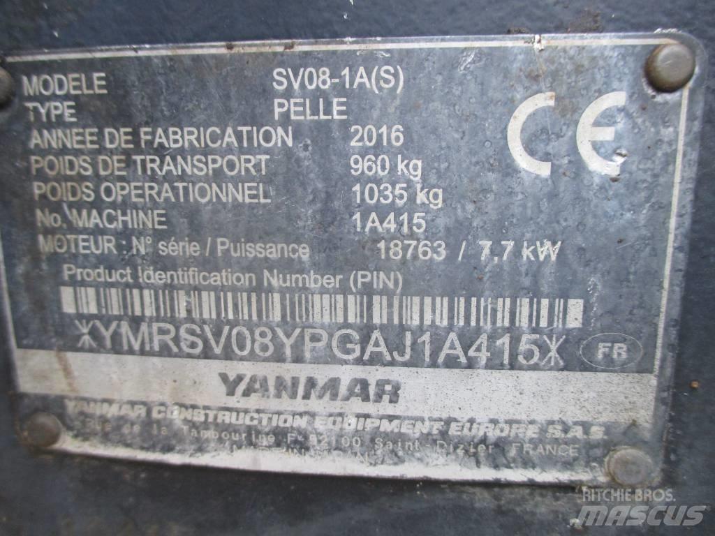 Yanmar SV 08-1 A Мини екскаватори < 7 т