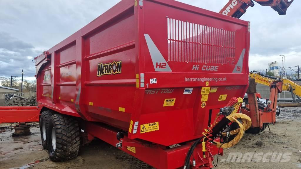 Herron H2 18 ton Ремаркета за бали