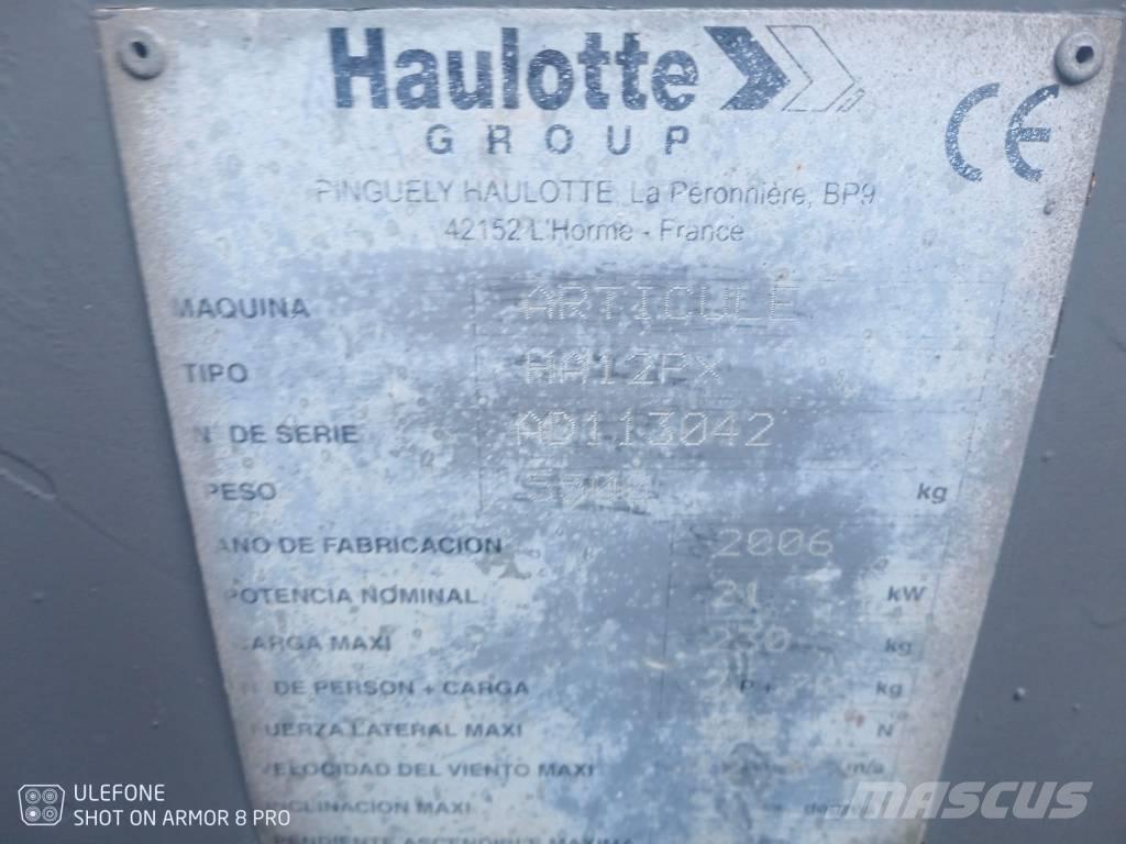 Haulotte HA 12 PX Съчленени стрелови подемници