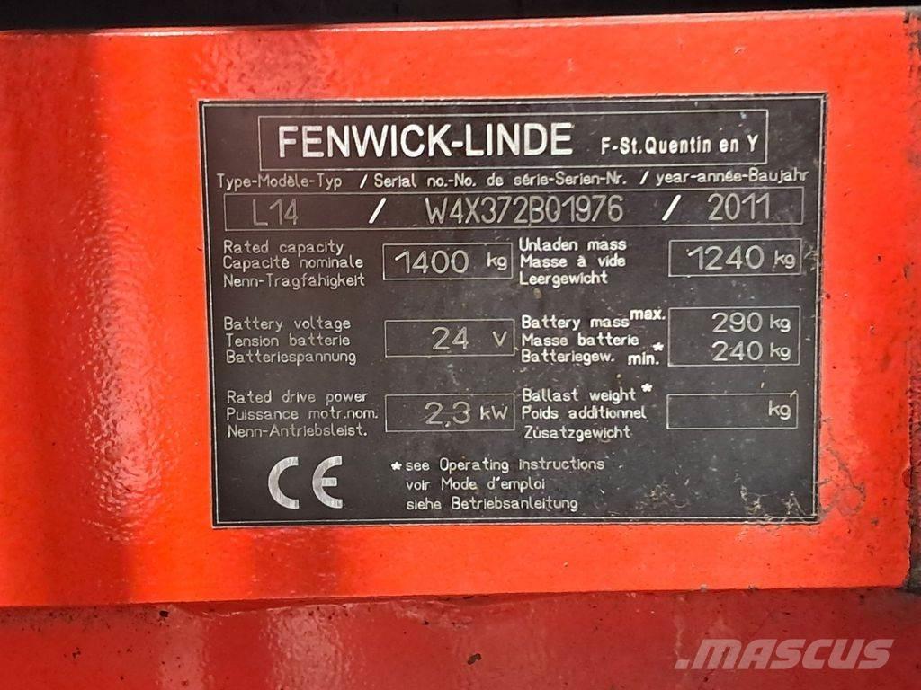 Linde L14 Колички високоповдигачи с теглич