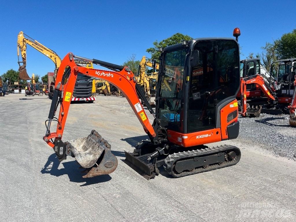 Kubota KX 018-4 Мини екскаватори < 7 т