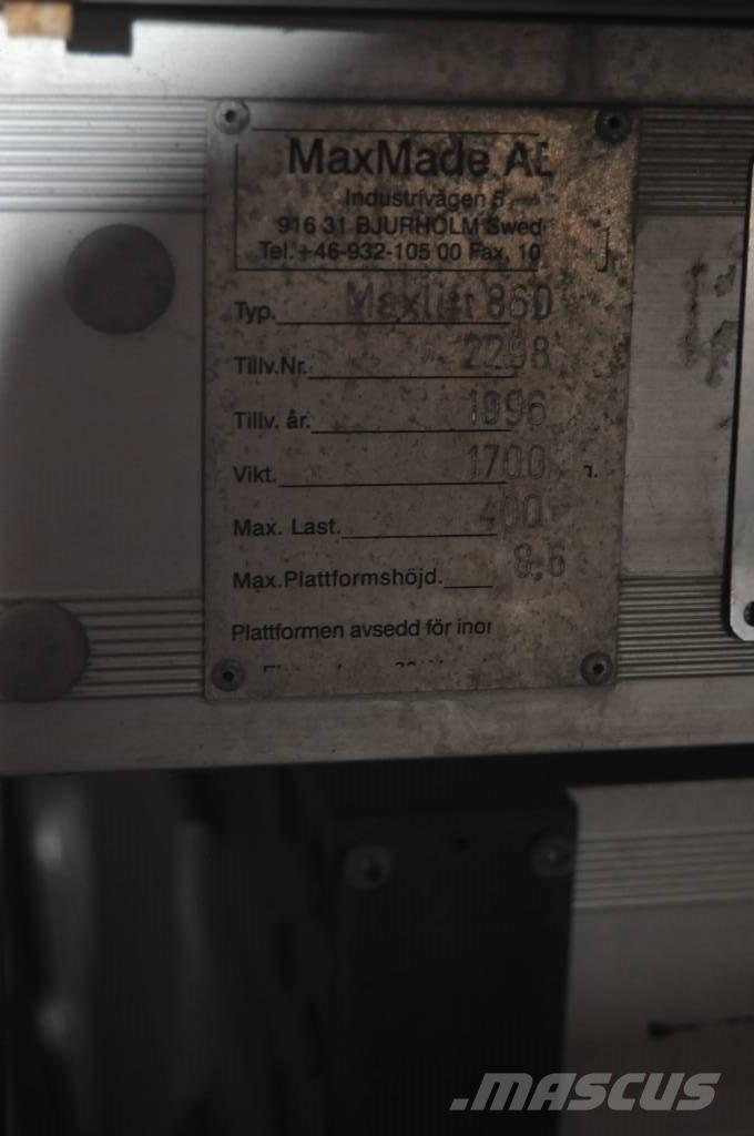  Max Made AB SAXLIFT Обработка на материали - други