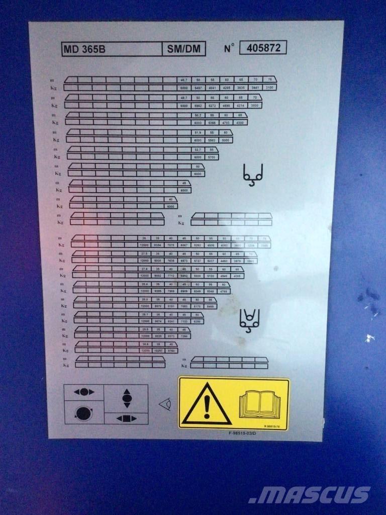 Potain MD 365 B Мачтови кранове
