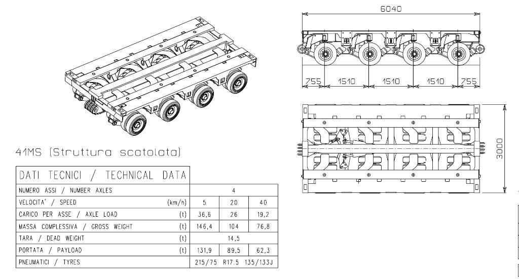 Cometto 1MS Нискотоварни полуремаркета
