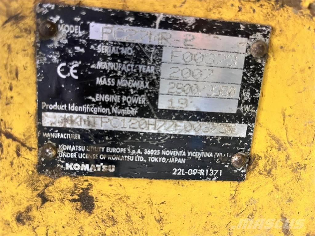 Komatsu PC27MR-2 Колесни екскаватори