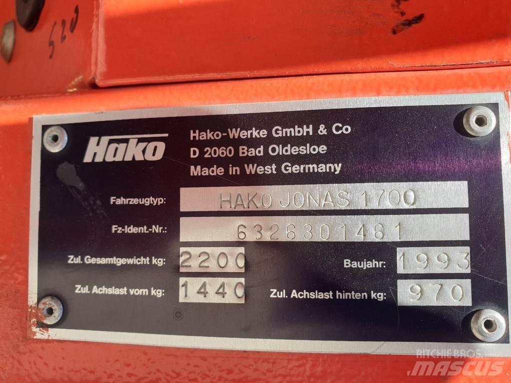Hako Jonas 1700 Автоматични метачки с четки