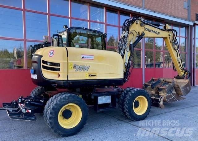 Yanmar B95W Колесни екскаватори