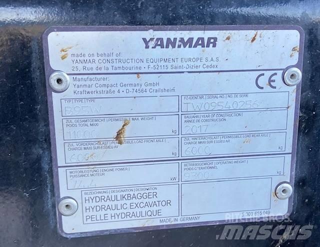 Yanmar B95W Колесни екскаватори