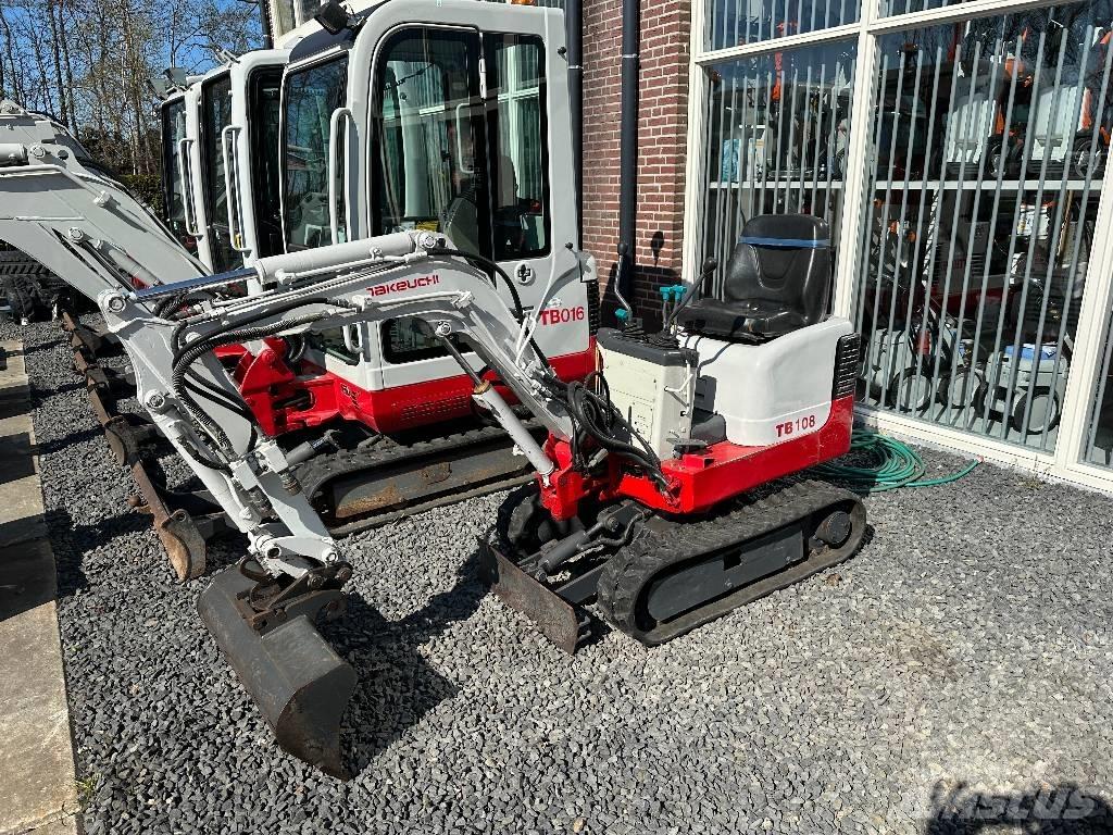 Takeuchi TB 108 Мини екскаватори < 7 т