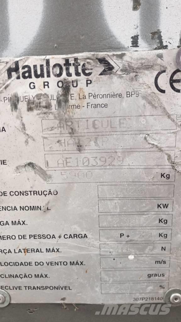 Haulotte HA 12 IP Съчленени стрелови подемници
