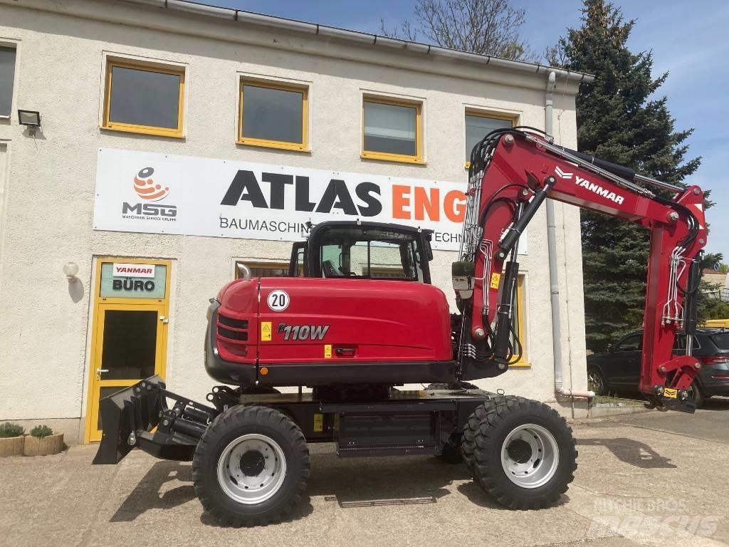 Yanmar B 110 W Колесни екскаватори
