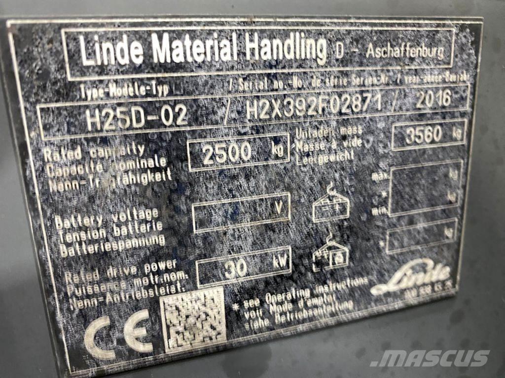 Linde H25D-02 Дизелови камиони