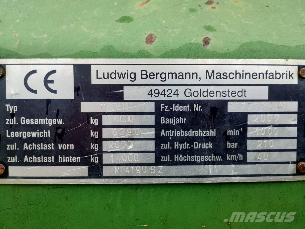 Bergmann M 4190 SZ Селскостопанство - Други