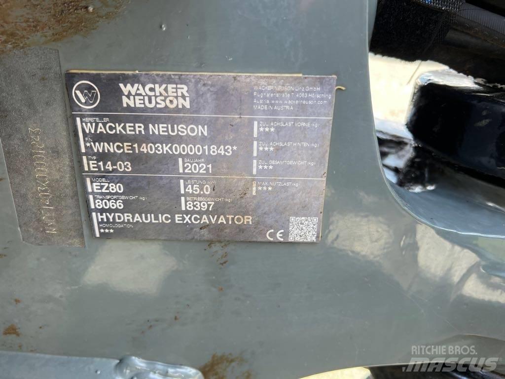Wacker Neuson EZ80 Верижен екскаватор