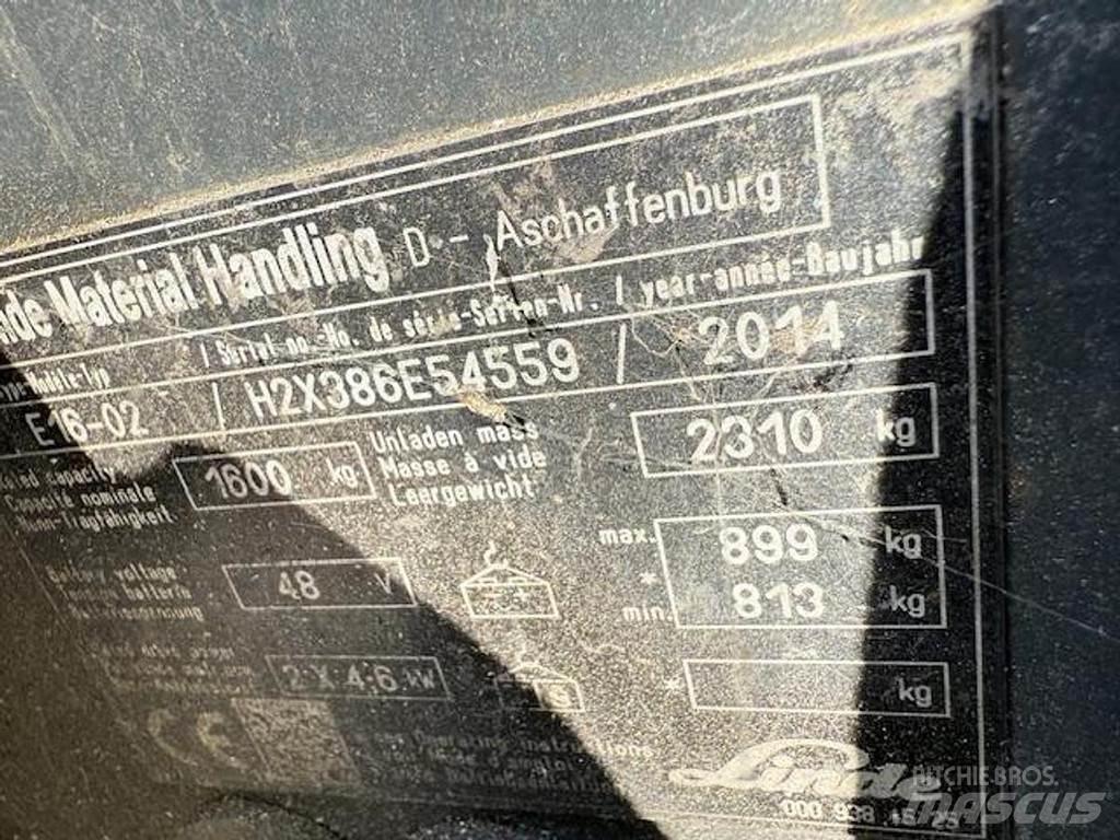 Linde E16-02 Вилични кари-повдигачи - други