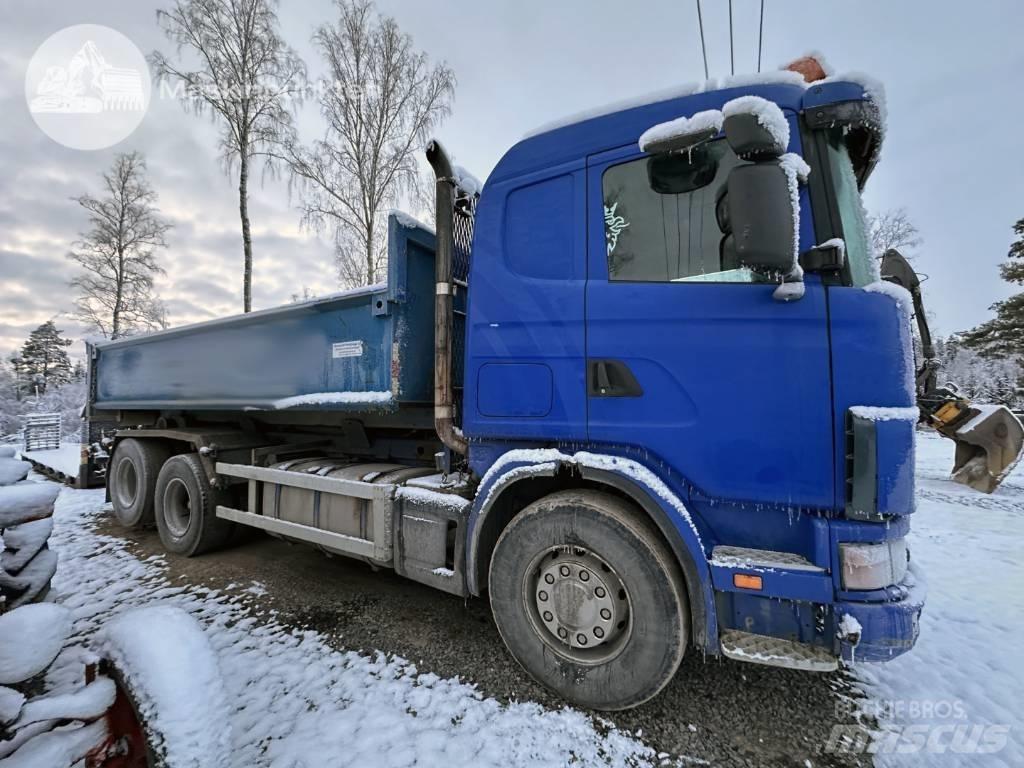 Scania R 124 GB 470 Камиони с кран с кука