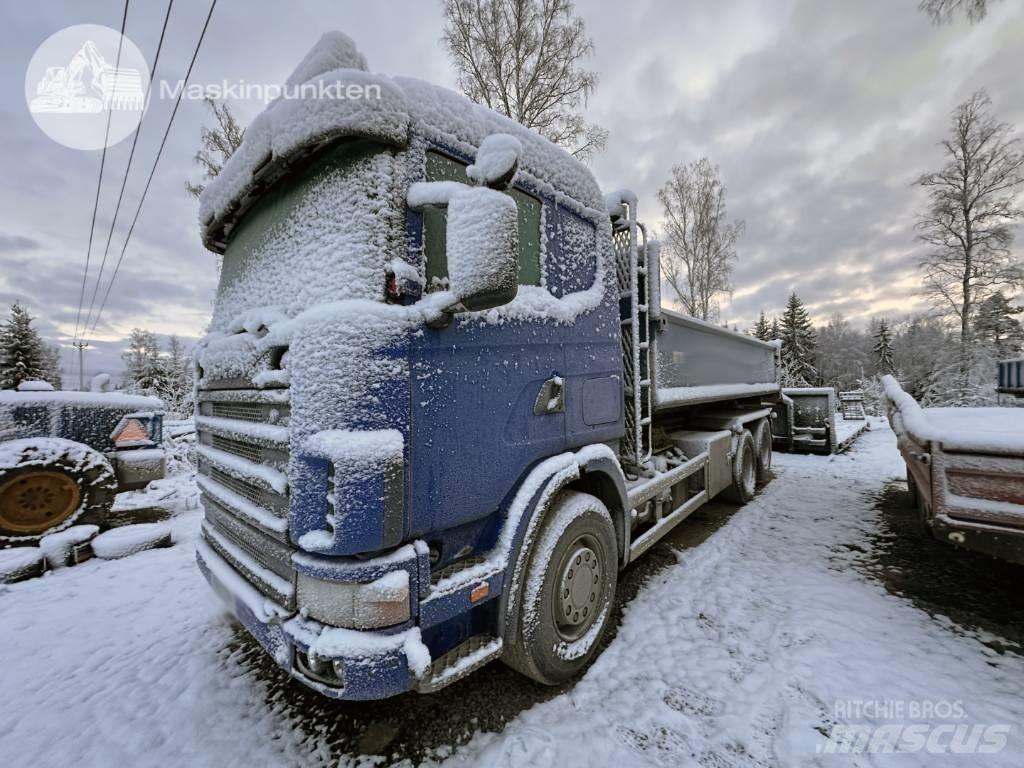 Scania R 124 GB 470 Камиони с кран с кука