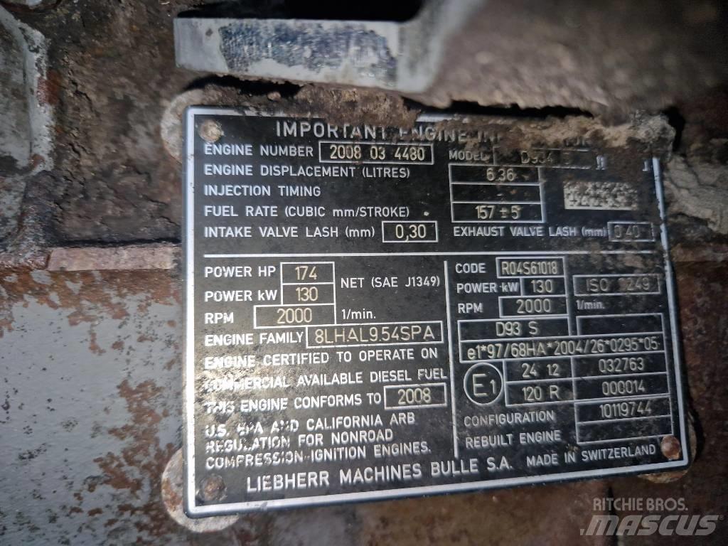 Liebherr D934S A4 Двигатели