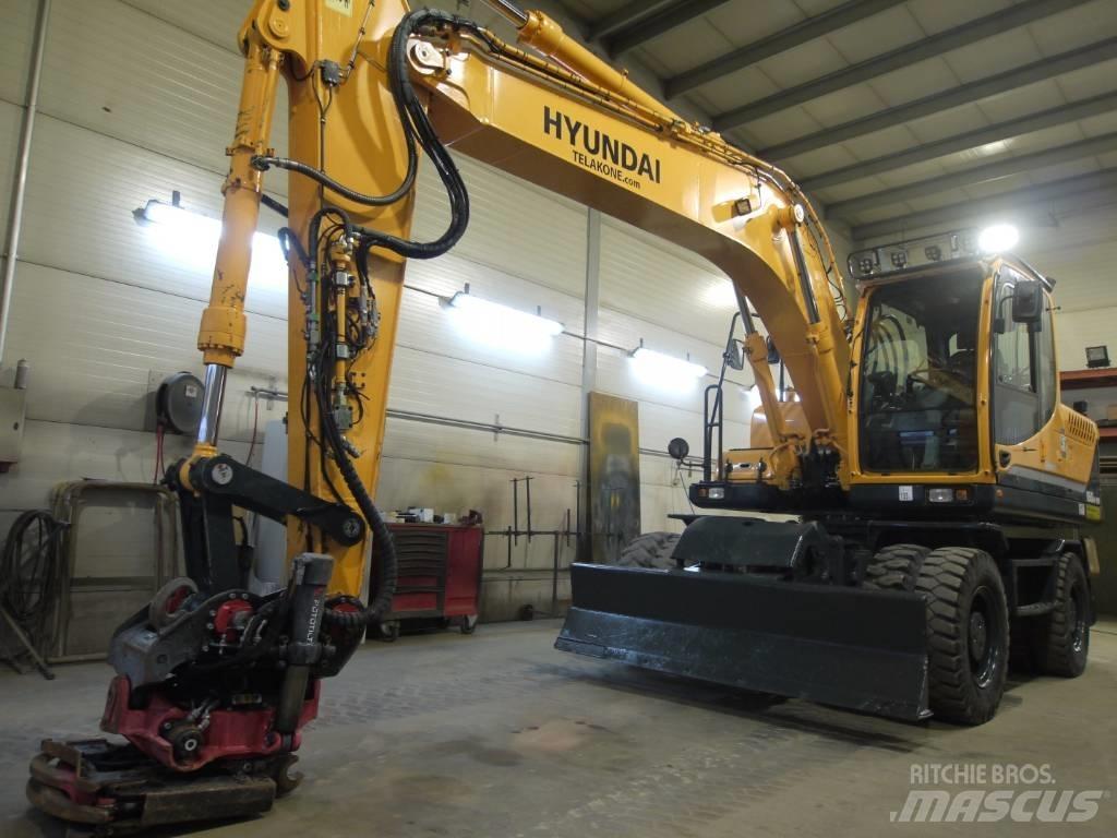 Hyundai R 160 W-9A Колесни екскаватори