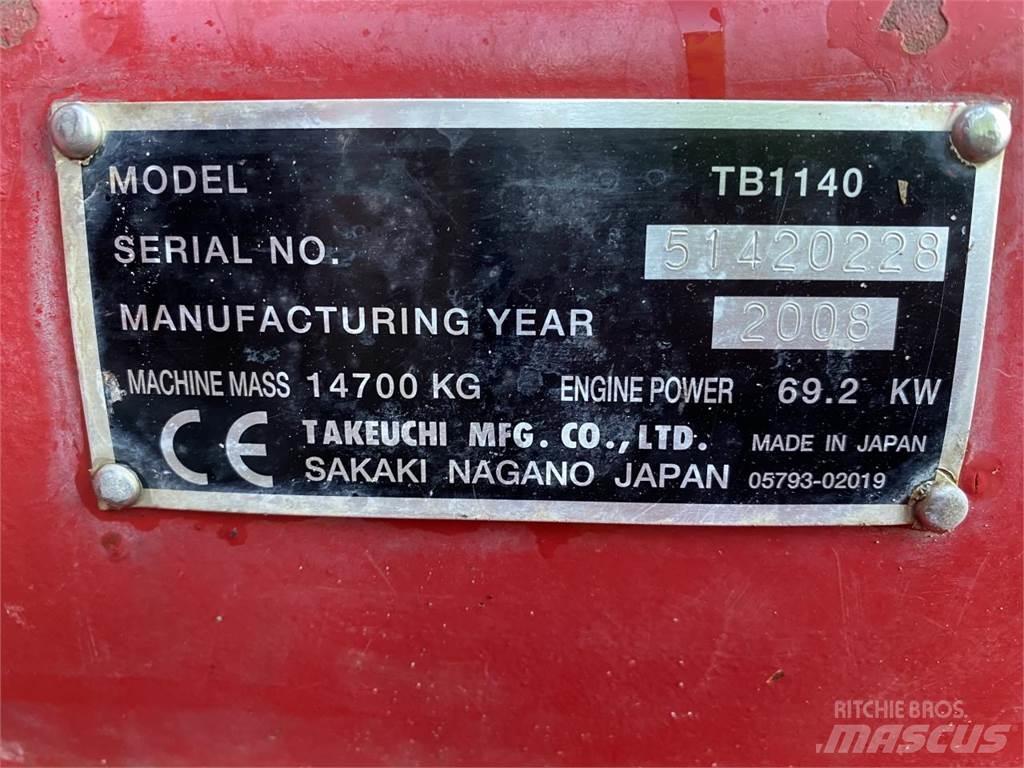 Takeuchi TB1140 Верижен екскаватор